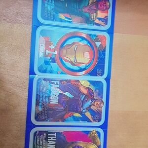 Marvel Blue Trading Card Set